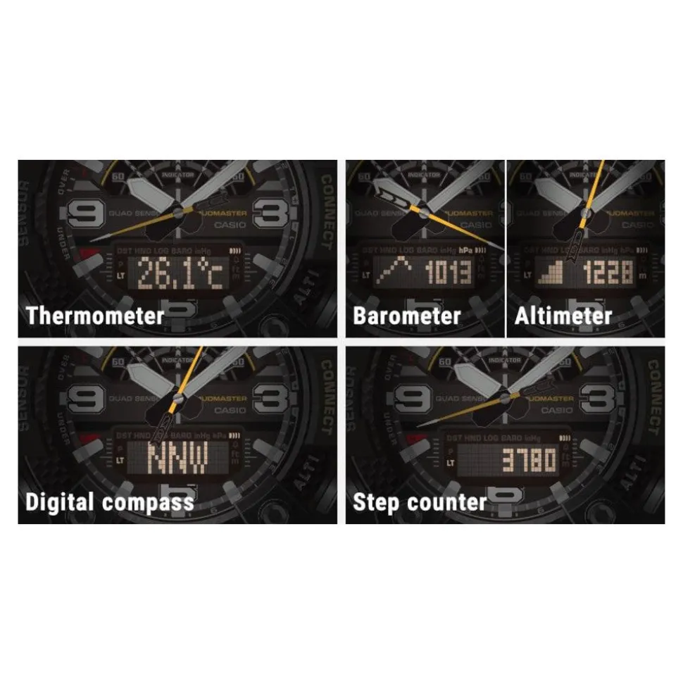 Casio - G-Shock Premium Mudmaster GG-B100-1A3ER Olivengrøn