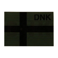 ClawGear - Dual IR Dannebrogsflag Patch // Olivengrøn