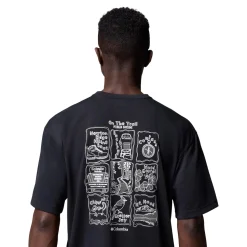 Columbia - Cedar Trail Back Graphic T-shirt // Sort