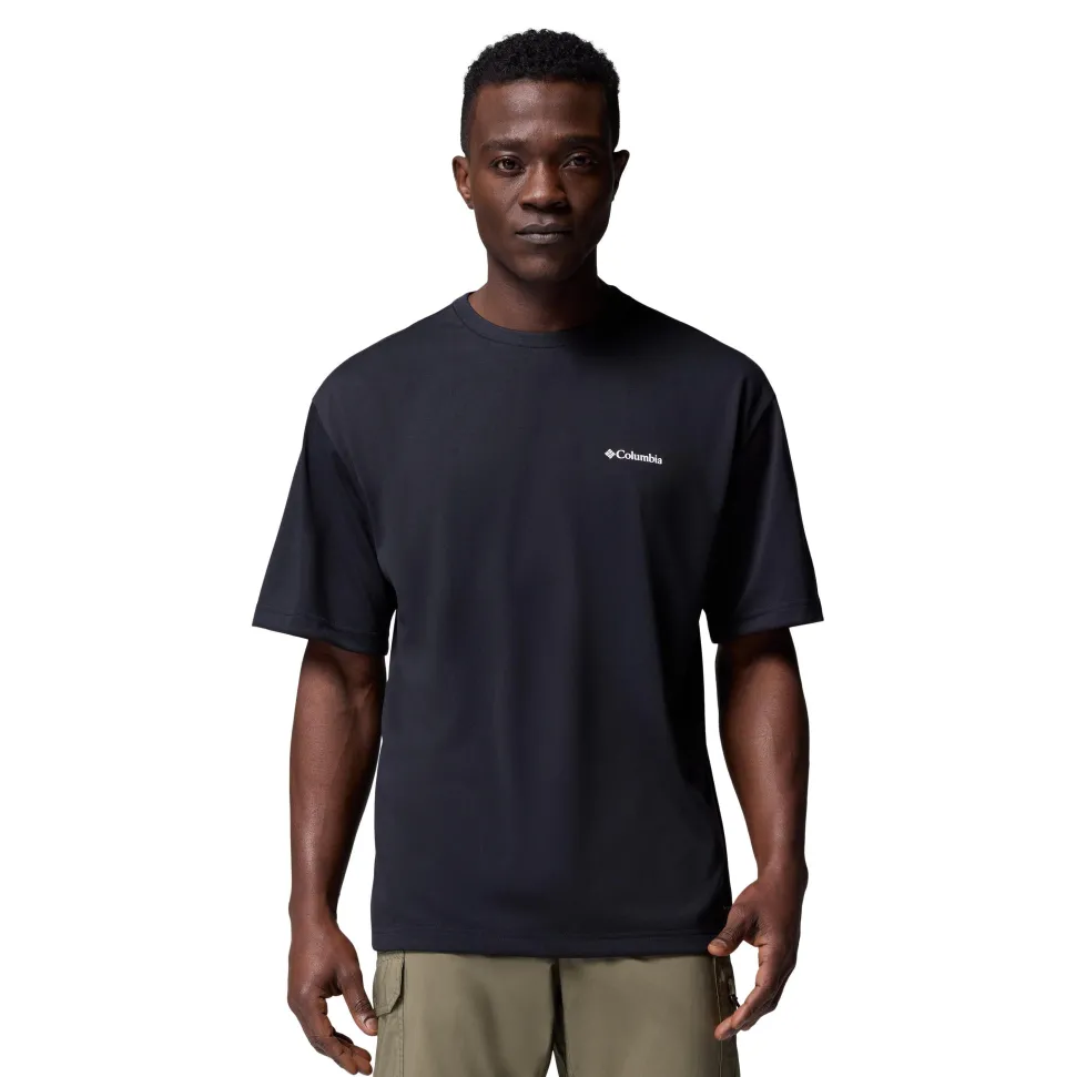 Columbia - Cedar Trail Back Graphic T-shirt // Sort