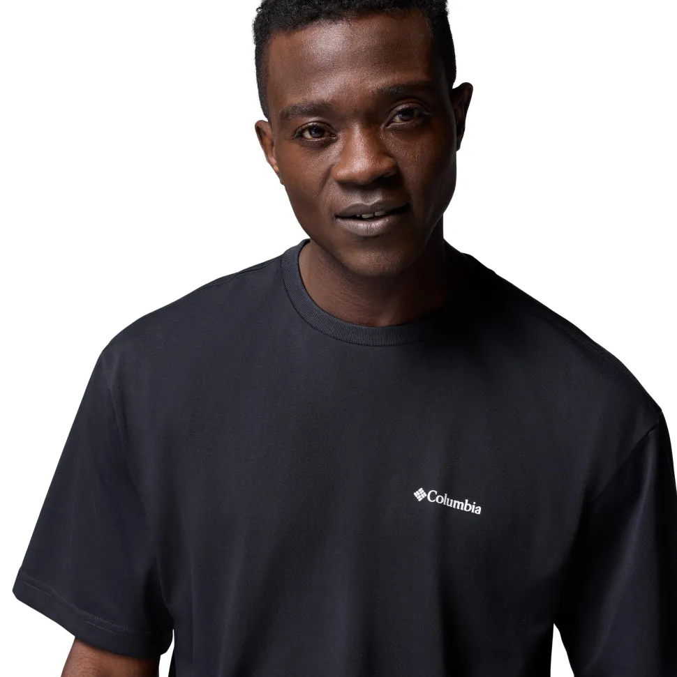Columbia - Cedar Trail Back Graphic T-shirt // Sort
