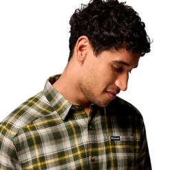 Columbia - Cornell Woods Flannel Langærmet Herre Skjorte // Greenscape