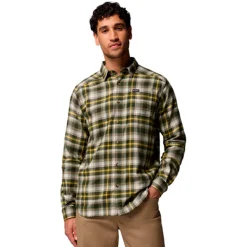Columbia - Cornell Woods Flannel Langærmet Herre Skjorte // Greenscape