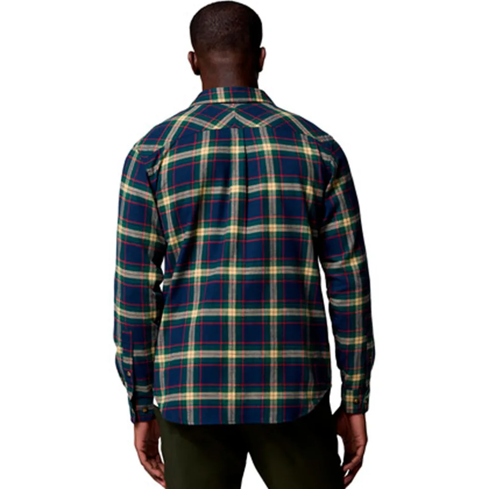 Columbia - Flare Gun Stretch Flannel Langærmet Herre Skjorte // Navy