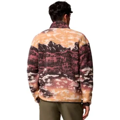 Columbia - Helvetia II Printed Half Snap Fleece Pullover // Camel Brown Sisters
