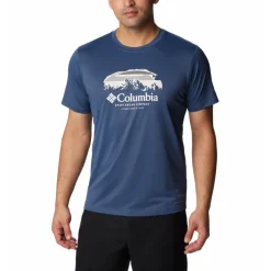 Columbia - Hike Graphic SS Herre T-shirt // Blå