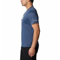 Columbia - Hike Graphic SS Herre T-shirt // Blå