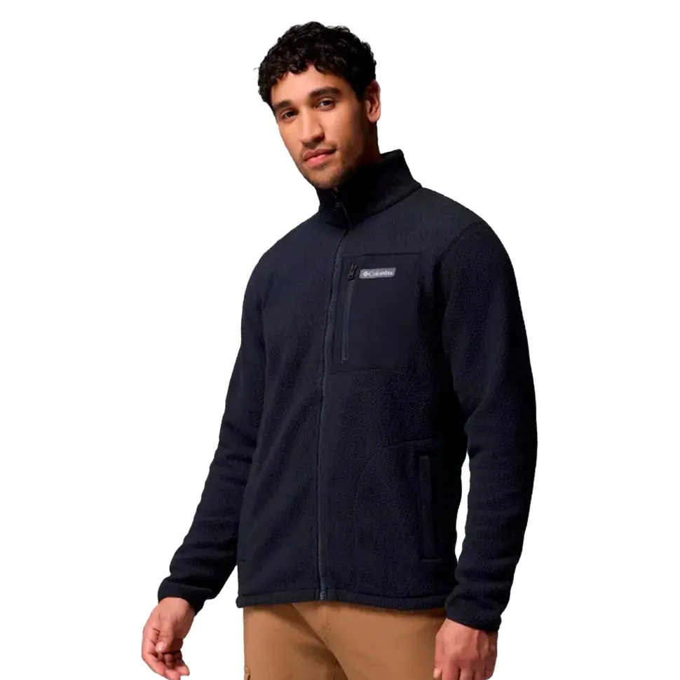 Columbia - Jasper Ridge Pebbled Full Zip Herre fleece // Sort