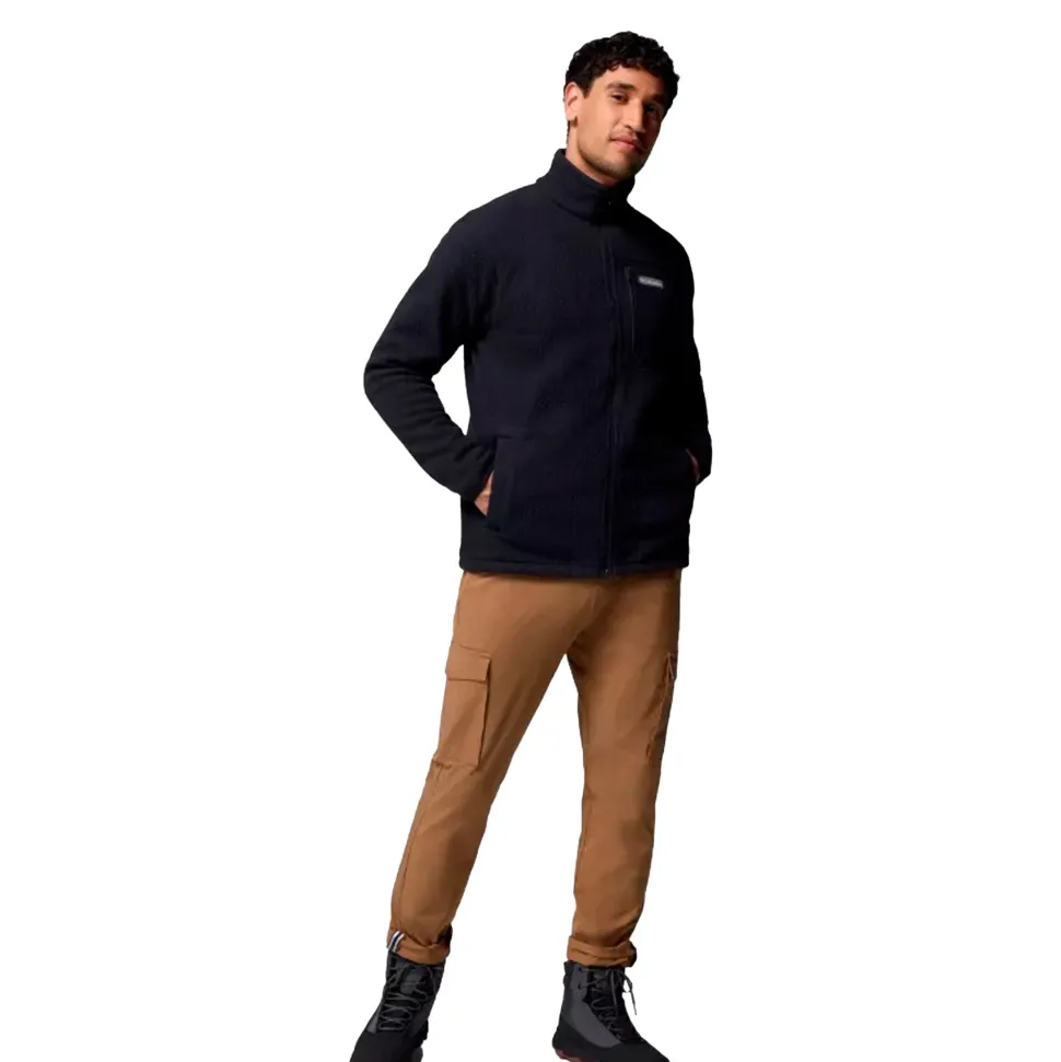 Columbia - Jasper Ridge Pebbled Full Zip Herre fleece // Sort