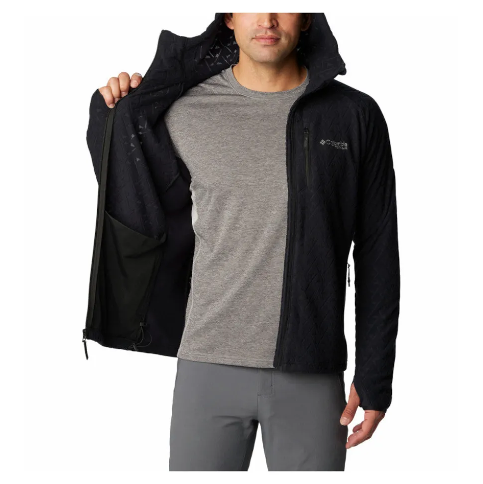 Columbia - Titan Pass 3.0 Herre Fleece m. Hætte // Sort
