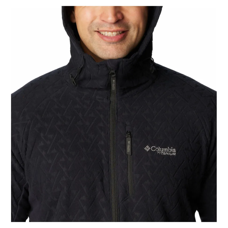 Columbia - Titan Pass 3.0 Herre Fleece m. Hætte // Sort