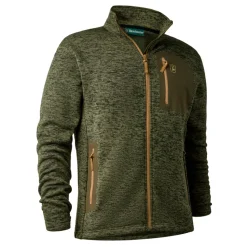 Deerhunter - Sarek Strikjakke Olive Night Melange