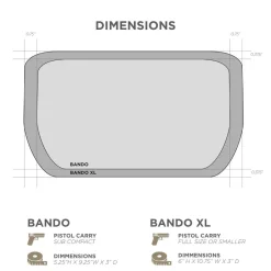 Eberlestock - Bando Bag XL Bæltetaske // Sort