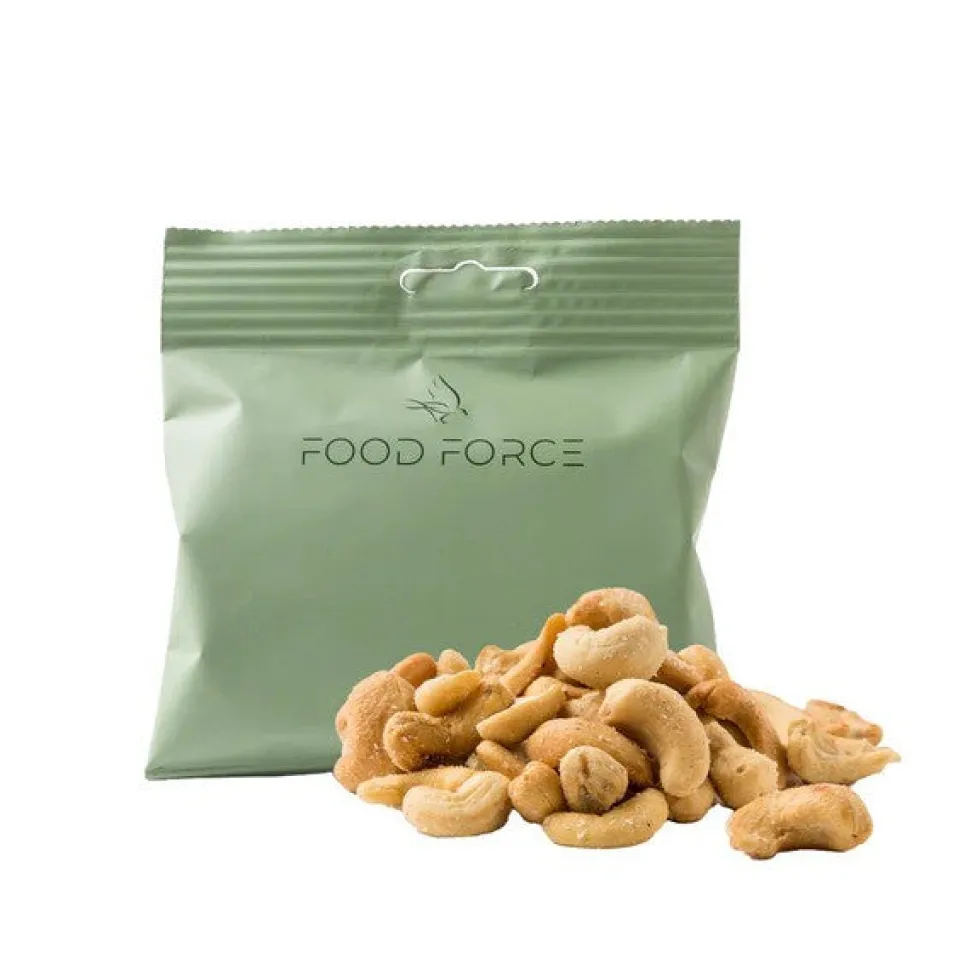 Food Force - Ristede og Saltede Cashewnødder 50 g (297 kcal)