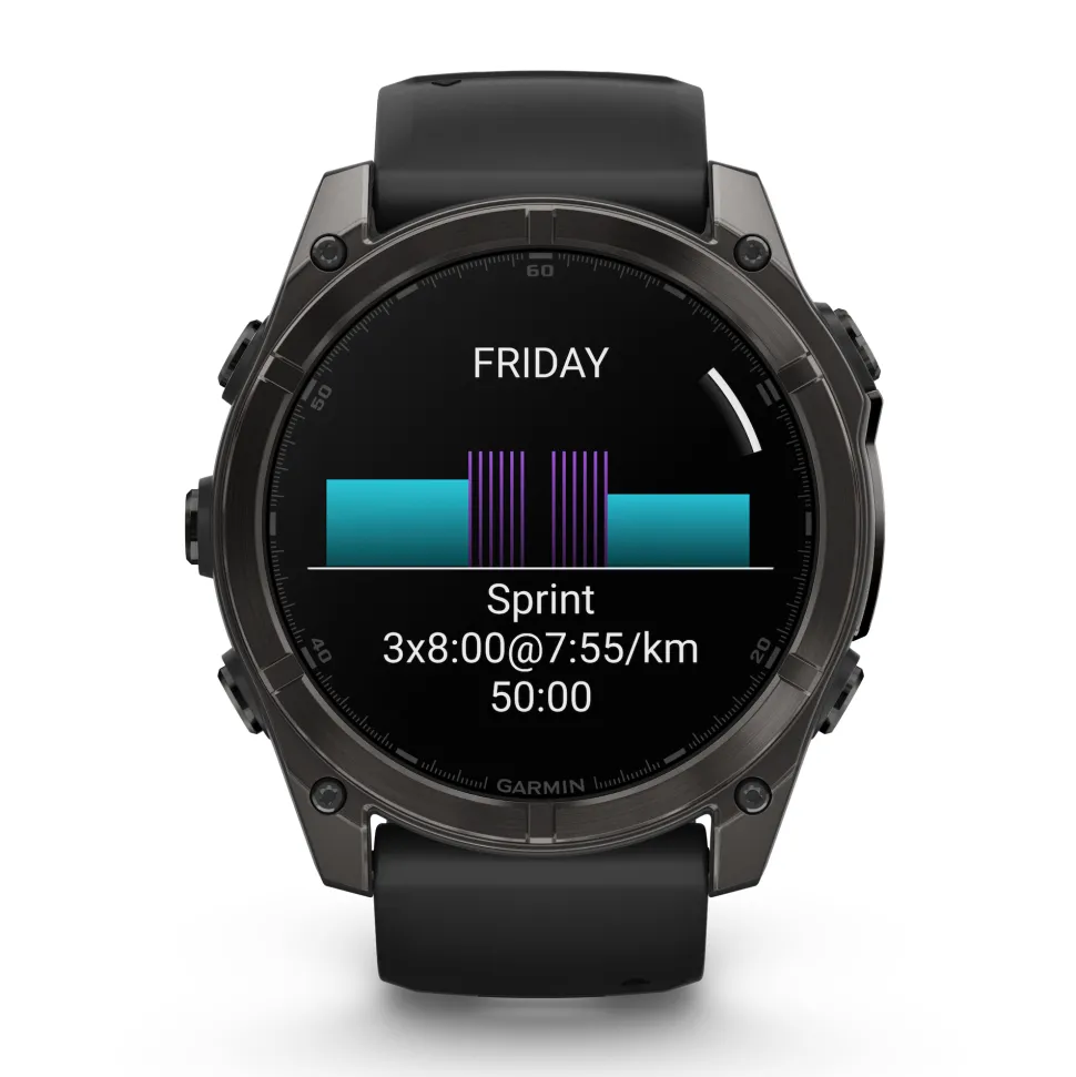 Garmin - Fenix 8 Amoled Smartwatch 51 mm Pebble Grey GPS Ur