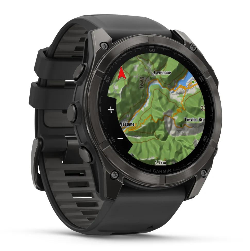 Garmin - Fenix 8 Amoled Smartwatch 51 mm Pebble Grey GPS Ur