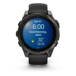Garmin - Fenix 8 Amoled Smartwatch 47 mm Pebble Grey GPS Ur