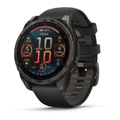 Garmin - Fenix 8 Amoled Smartwatch 47 mm Pebble Grey GPS Ur