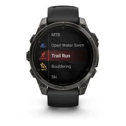 Garmin - Fenix 8 Amoled Smartwatch 47 mm Pebble Grey GPS Ur