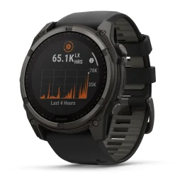 Garmin - Fenix 8 Sapphire Solar 51 mm Pebble Grey GPS Ur