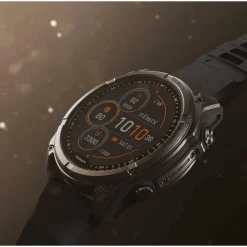 Garmin - Fenix 8 Sapphire Solar 47 mm Pebble Grey GPS Ur