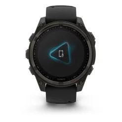 Garmin - Fenix 8 Sapphire Solar 47 mm Pebble Grey GPS Ur