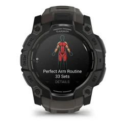 Garmin - Instinct 3 Amoled 50 mm Smartwatch // Sort/Charcoal