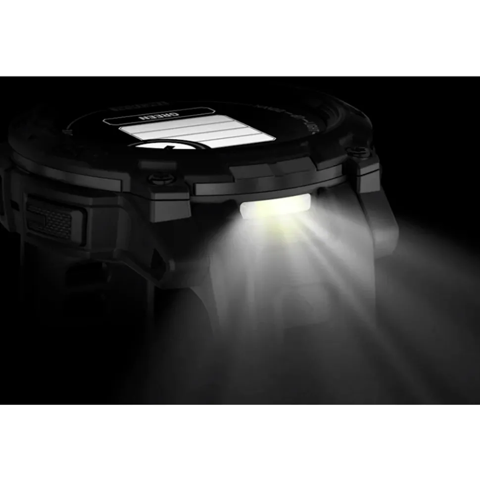 Garmin - Instinct 3 Solar 45 mm TACTICAL Smartwatch // Sort