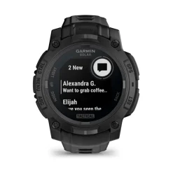 Garmin - Instinct 3 Solar 50 mm TACTICAL Smartwatch // Sort