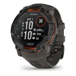 Garmin - Instinct 3 Solar 50 mm Smartwatch // Sort/Charcoal
