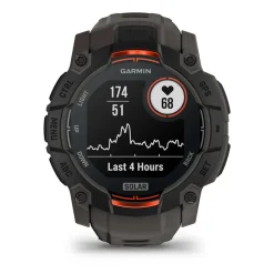 Garmin - Instinct 3 Solar 50 mm Smartwatch // Sort/Charcoal