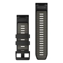 Garmin - QuickFit 26 Silikone Urrem // Sort/Grå