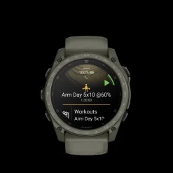 Garmin - Tactix 8 Cerakote 51 mm GPS Ur // Olivengrøn Titanium