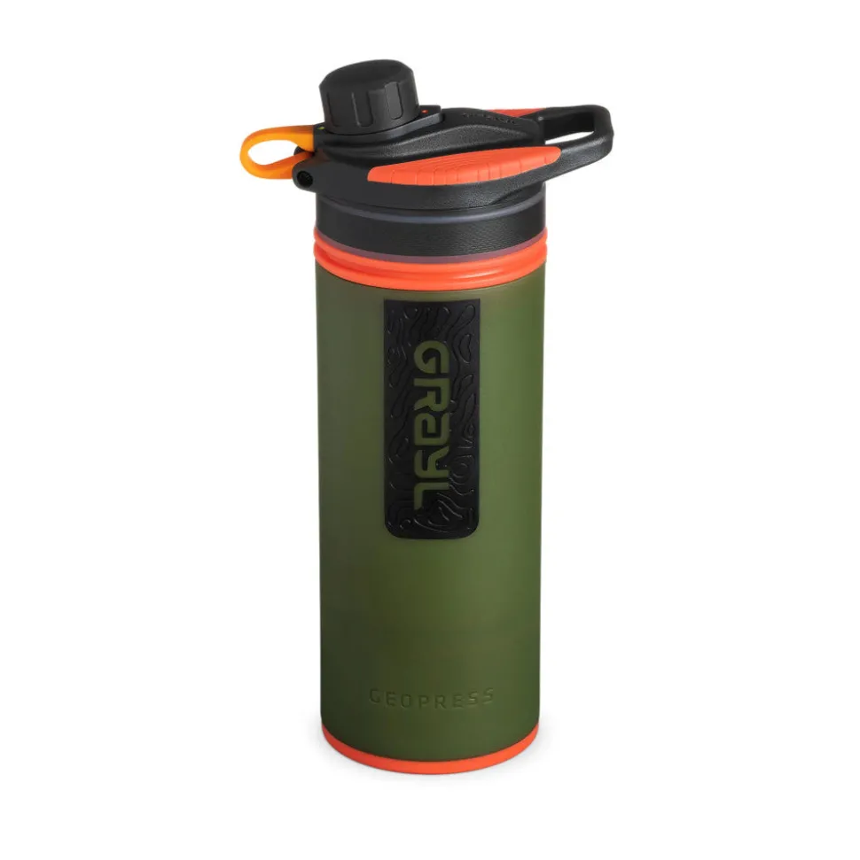 Grayl - Geopress Flaske Med Vandrensefilter 710ml // Grøn
