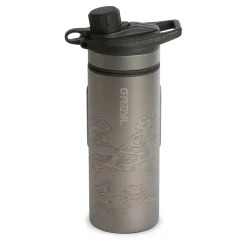 Grayl - GeoPress Titaniums Flaske med Vandrensefilter 710 ml // Sort