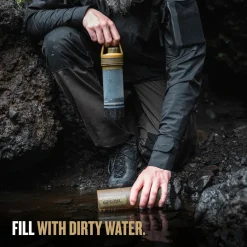 Grayl - Ultrapress Vandrensefilter 500 ml // Coyote Brown