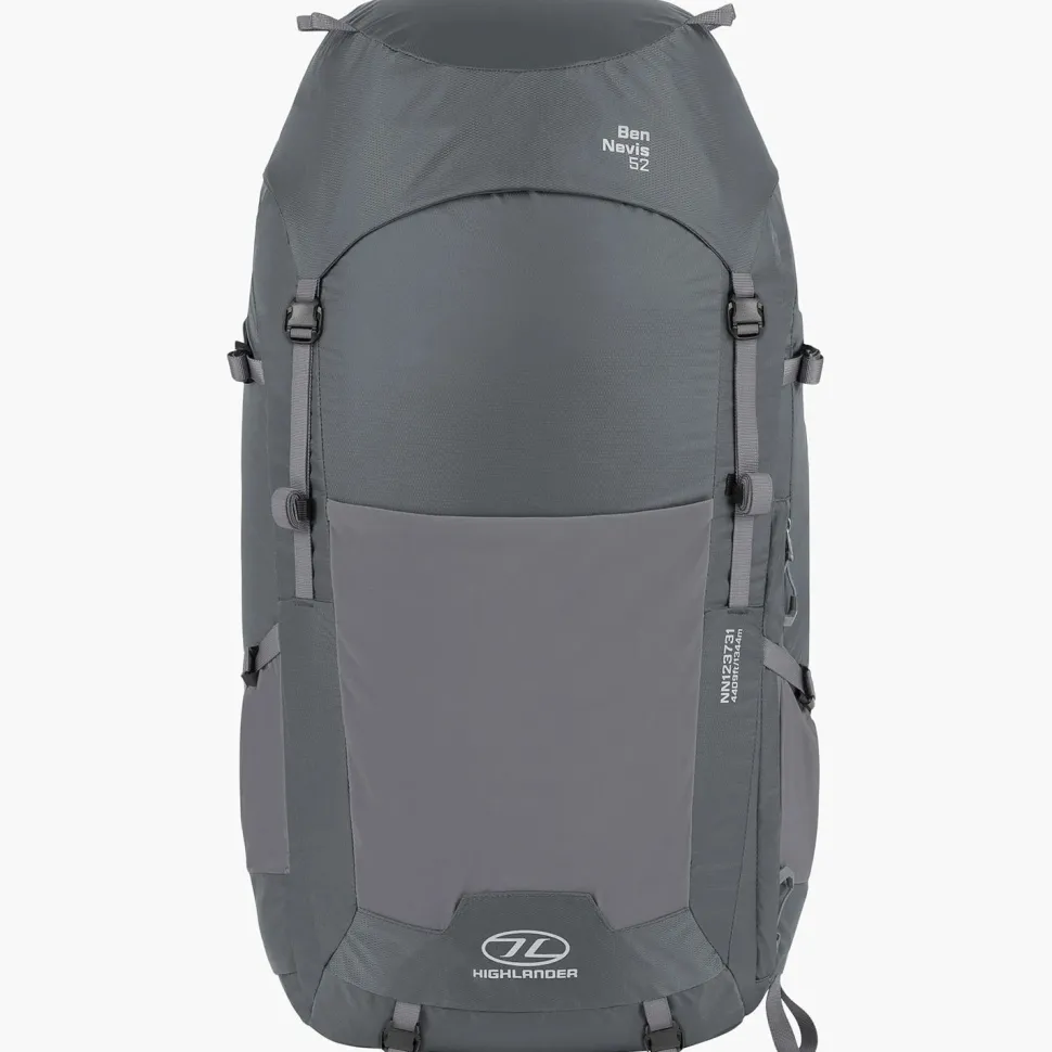 Highlander - Ben Nevis Herre Rygsæk 52L // Grå