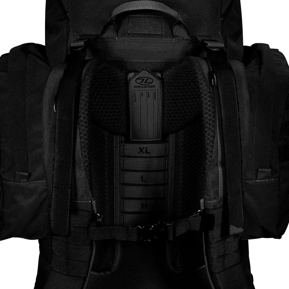 Highlander - Forces Elite Patruljerygsæk 88L // Sort