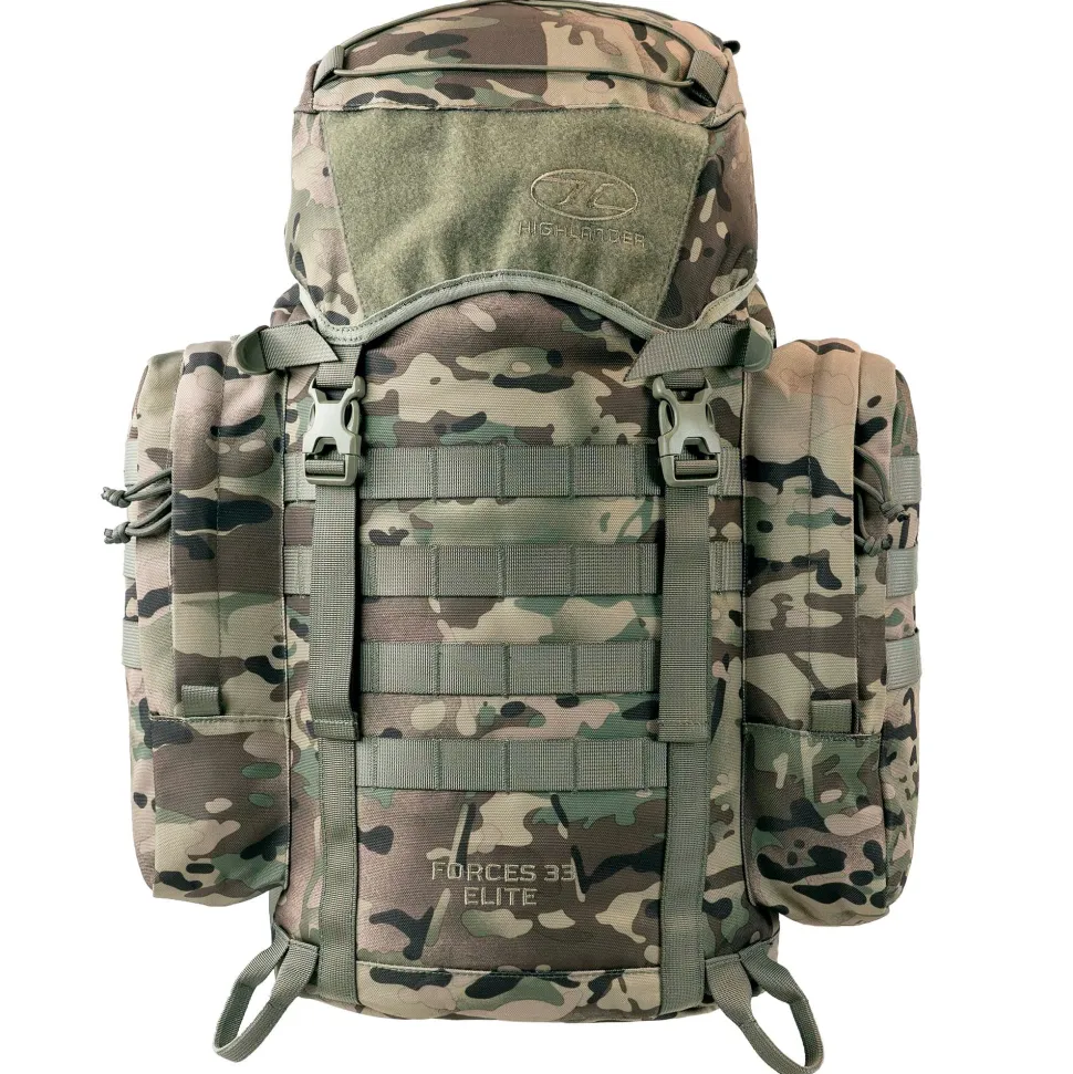 Highlander - Forces Elite Patruljerygsæk 33L // HMTC/Camo