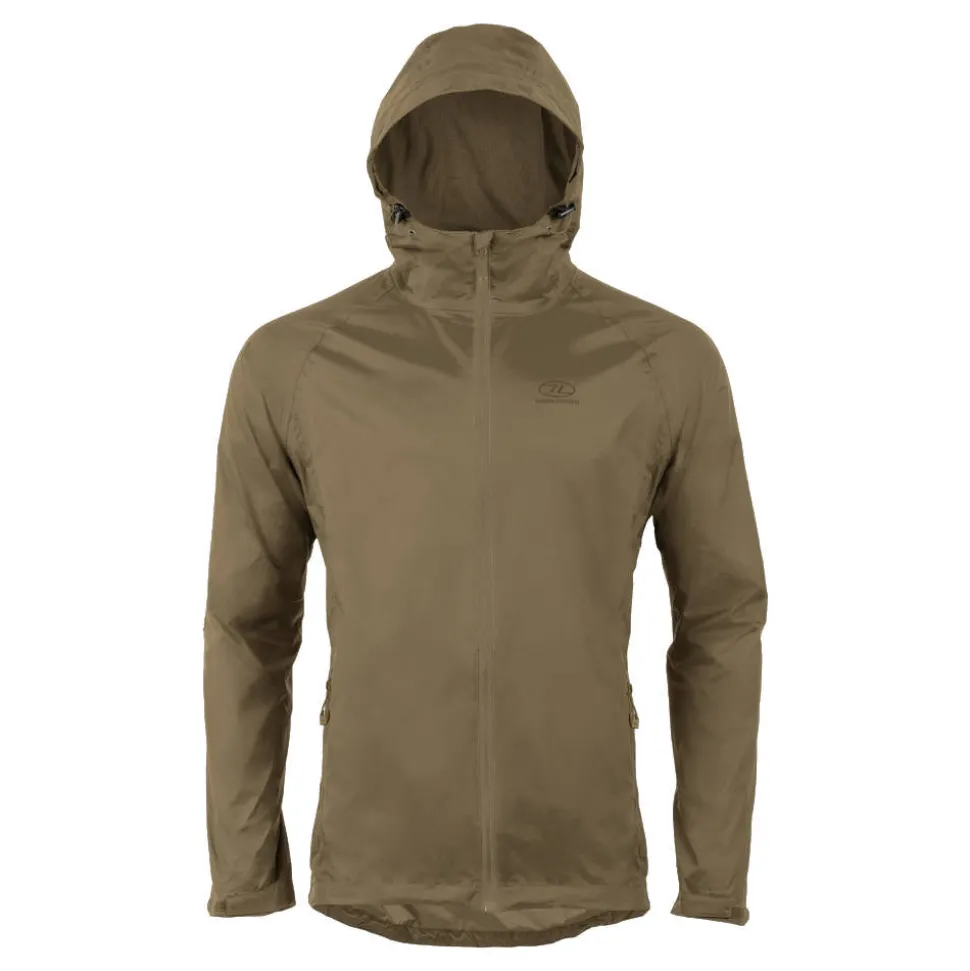 Highlander - Stow & Go Vandtæt Herre Regnjakke // Ranger Green