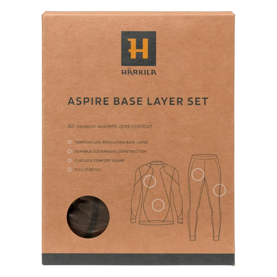 Härkila - Apire Base Layer-sæt // Shadow Brown
