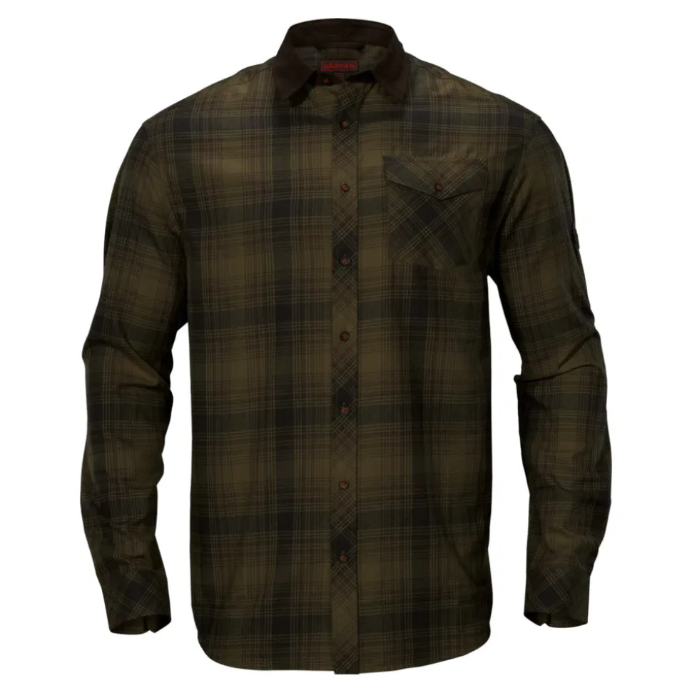 Härkila - Driven Hunt Flannel Jagtskjorte // Mørkegrøn