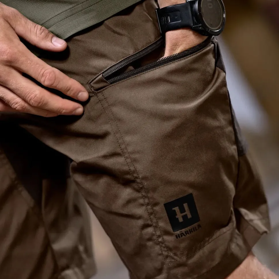 Härkila - Fjell Shorts // Dark earth / Shadow Brown