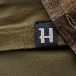 Härkila - H-logo S/S T-shirt // Dark olive