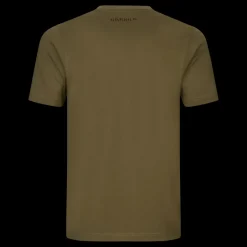 Härkila - H-logo S/S T-shirt // Dark olive