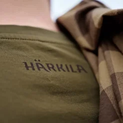 Härkila - H-logo S/S T-shirt // Dark olive