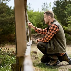 Härkila - Kalix Fleece Vest // Willow green / Shadow brown