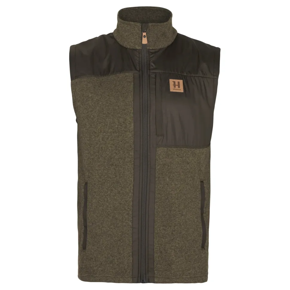 Härkila - Kalix Fleece Vest // Willow green / Shadow brown