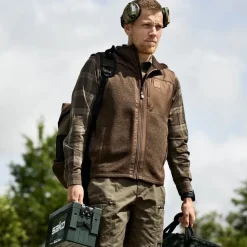 Härkila - Kalix Fleece Vest // Dark earth