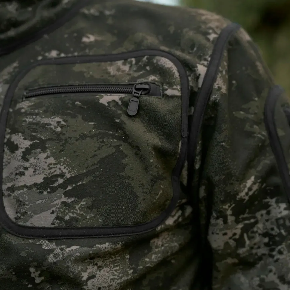 Härkila - Kamko NOCTYX WSP Reversible Fleecejakke // AXIS MSP Black / Willow Green